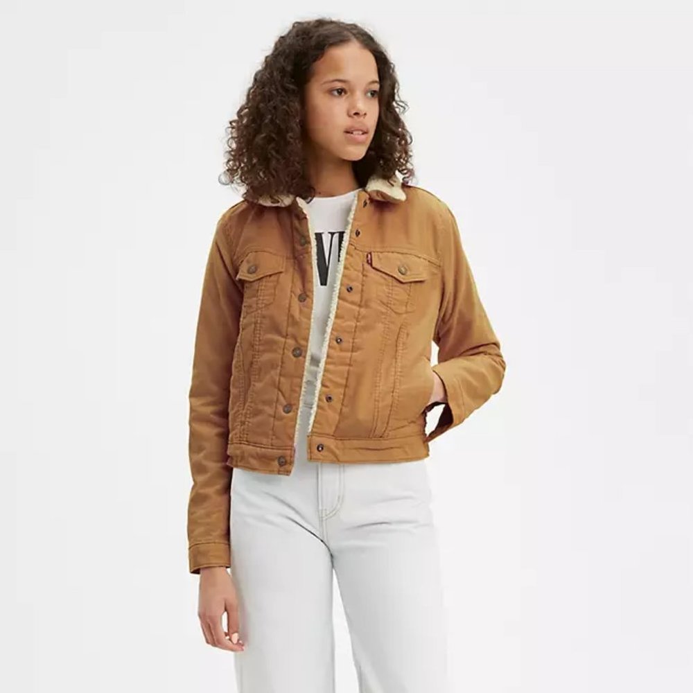 Levis ORIGINAL CORDUROY SHERPA TRUCKER JACKET